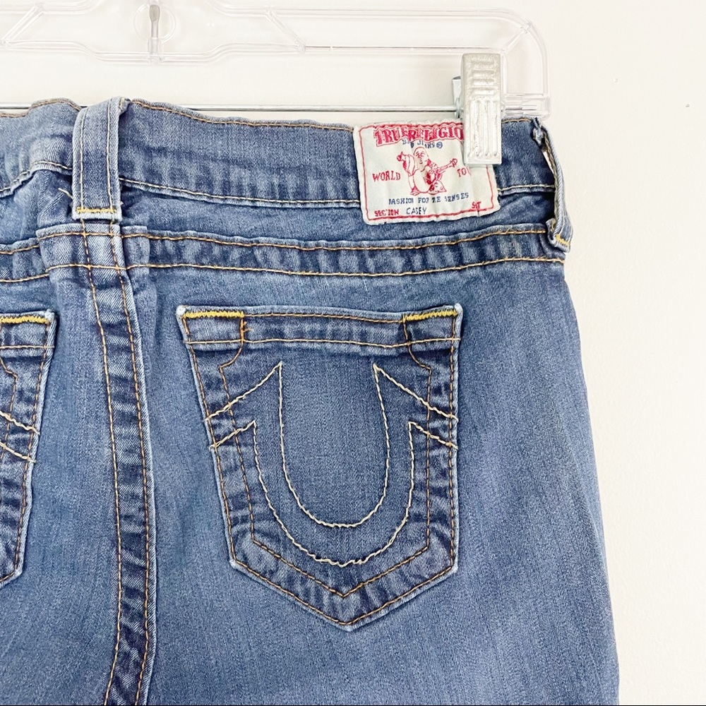 True Religion Women's Casey Super Skinny Jeans Medium Wash Size 32 - Picture 9 of 15